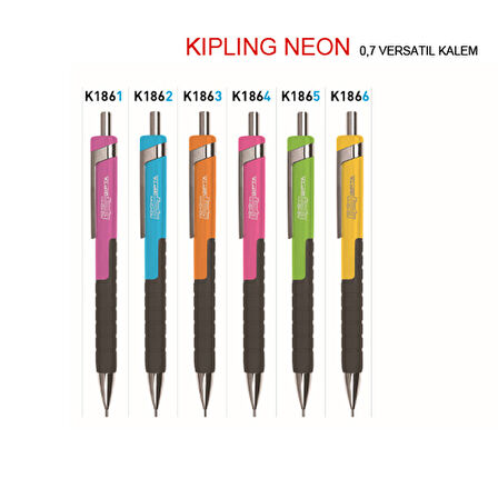 Gıpta Versatil Kalem Kıplıng 0.7 MM Neon Mor K186