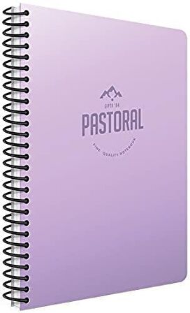 Gıpta Pastoral A4 96 Yaprak Plastik Kapak Spiralli Defter Çizgili 5 Adet