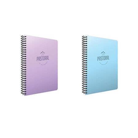 Gıpta Pastoral 120 Yp. A4 Spiralli Pp. Kapak Defter Seti Çiz. 2'li