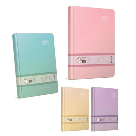 Gıpta Thebook Pastels Sert Kapak 200 Yaprak Kareli Defter