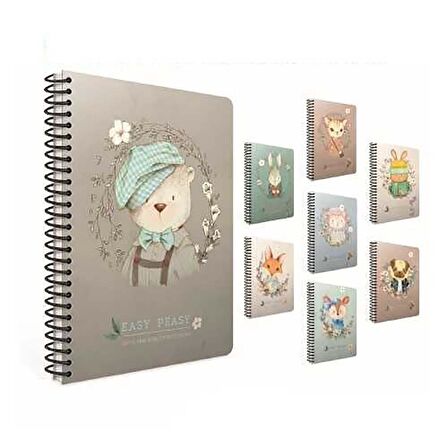 Gıpta Easy Notes Sp.Sert Kpk.def. 17x24 120 Yp.çiz.