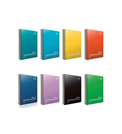 Gıpta Fresco Spiralli Plastik Kapak Defter A4 120 Yp Çizgili 4938