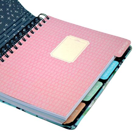 Gıpta Plan&Shine Spiralli Sert Kapak Defter Planner A5 120 Yaprak (5822) Model 1