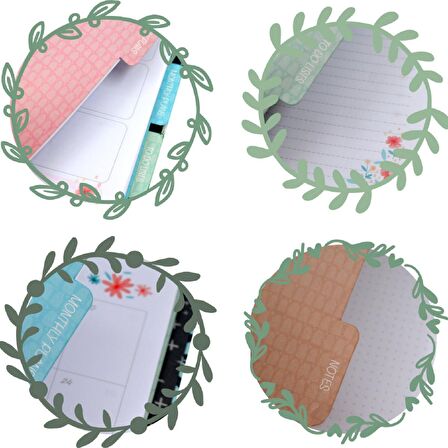 Gıpta Plan&Shine Spiralli Sert Kapak Defter Planner A5 120 Yaprak (5822) Model 3