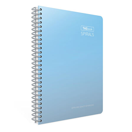 Gıpta Thebook Spirals A4 200 Yaprak Sert Kapak Spiralli Defter Kareli (6070)