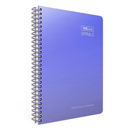 Gıpta Thebook Spirals A4 200 Yaprak Sert Kapak Spiralli Defter Kareli (6070)