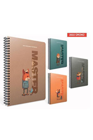 Defter Sert Kapak 17x24 Lazy Master 80 Yp.kareli 6168 / Gıpta