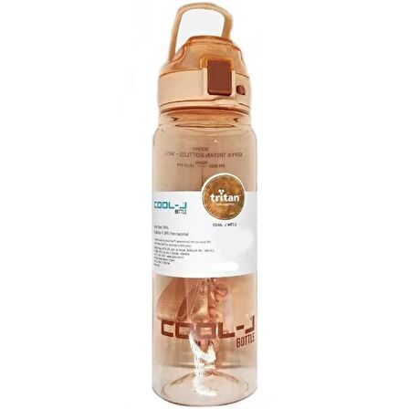 Gıpta Cool-J Well 700ml Askılı Suluk Kilitli Tritan Matara Pembe / K7557