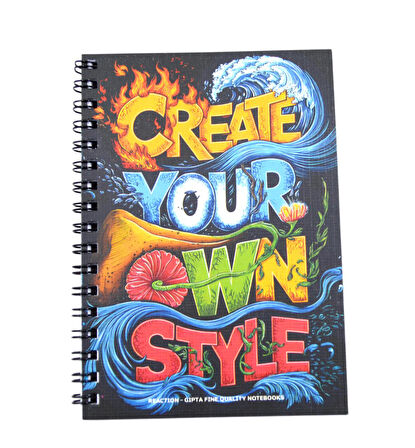 Gıpta Pro Block Yaprak Karton Kapak Spiralli Not Defteri A6 80 Çizgisiz (7677)