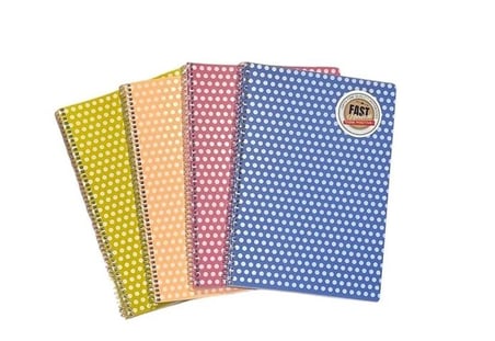 Gıpta Fast A4 80 yp Çizgili Sp PP Kapaklı Defter  8570