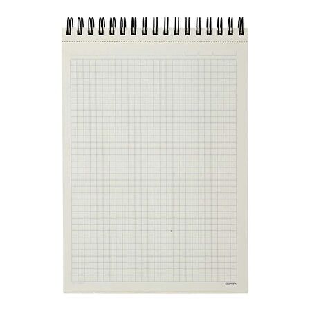 Gıpta Bloknot Block Master Spiralli Kareli 100 YP A5 1385