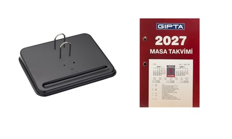 Gıpta 10x13 Masa Takvimi 365 ve Altlığı