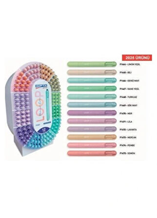 GIPTA LOOP PASTEL FOSFORLU MARKÖR BEJ