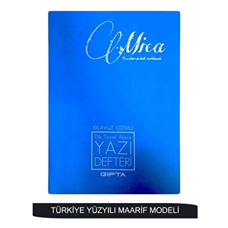 Gıpta Mica A4 40 Yaprak Plastik Kapak Dikişli Dik Temel Güzel Yazı Defteri- Türkiye Yüzyılı Maarif Modeline Uygundur (Kod : 7334)