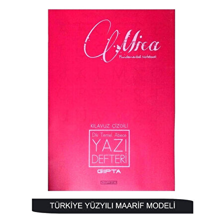 Gıpta Mica A4 40 Yaprak Plastik Kapak Dikişli Dik Temel Güzel Yazı Defteri- Türkiye Yüzyılı Maarif Modeline Uygundur (Kod : 7334)