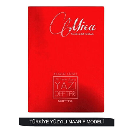 Gıpta Mica A4 40 Yaprak Plastik Kapak Dikişli Dik Temel Güzel Yazı Defteri- Türkiye Yüzyılı Maarif Modeline Uygundur (Kod : 7334)