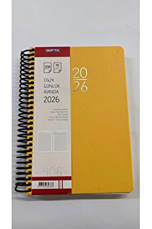 406-SEK EKO 17X24 GÜNLÜK AJANDA
