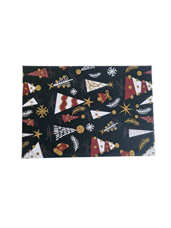 16×23×9 cm Fable No:3 Dikdörtgen Hediye Kutusu – Yılbaşı Dekoratif Hediye Paketi