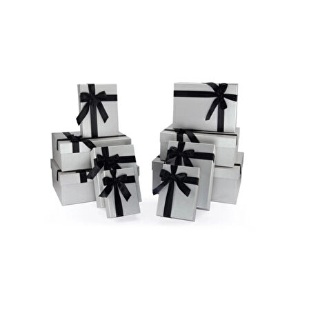 My Silver Dikdörtgen Hediye Kutusu No:9