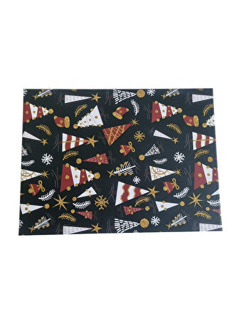 23×31.5×12.5 cm Fable No:5 Dikdörtgen Hediye Kutusu – Yılbaşı Dekoratif Hediye Paketi