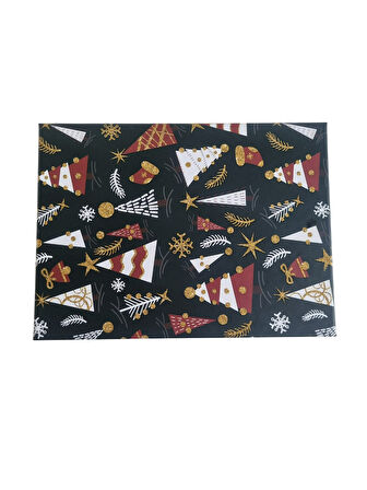 19×26×11 cm Fable No:4 Dikdörtgen Hediye Kutusu – Yılbaşı Dekoratif Hediye Paketi