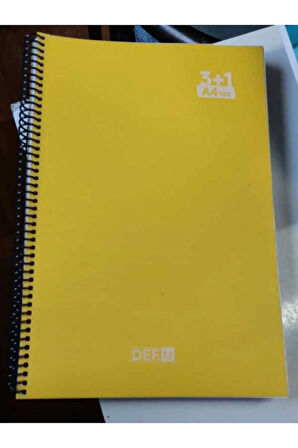 3+1 / 120 Yaprak A4 Defter