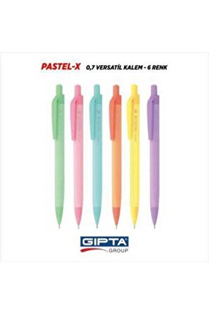 Pastel X 0.7 Uçlu Kalem (k1940) (6 Adet)