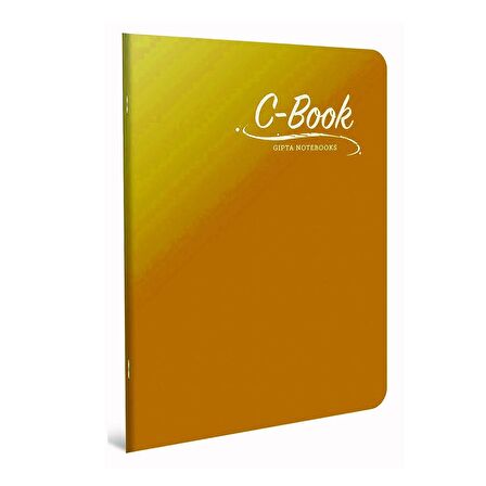 Gıpta C-Book A4 60 Yaprak Plastik Kapak Dikişli Defter Çizgisiz 6 Adet