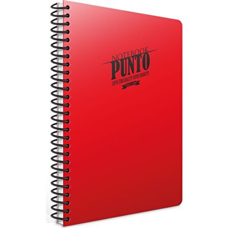 Gıpta Punto 60 Yp. A4 Spiralli Pp. Kapak Defter Kareli