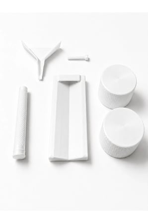 Arvina Atelier El Tipi Taşınabilir Tütün Öğütücü Grinder ve Sarma Seti Beyaz