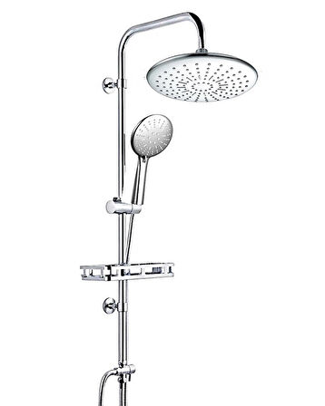 Yapıtaşı Yt267 Nirvana banyo tepe robot duş seti butonlu 3fonksiyonlu