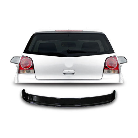 AUTOGP  Vw polo 9n bagaj üstü spoiler pianoblack boyalı 2003 / 2009