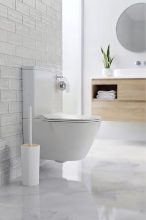 Liza Kapaklı WC Banyo Fırçası - Tuvalet Fırçası Wc Fırçası Klozet Fırçası