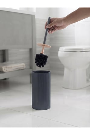 Liza Kapaklı WC Banyo Fırçası - Tuvalet Fırçası Wc Fırçası Klozet Fırçası