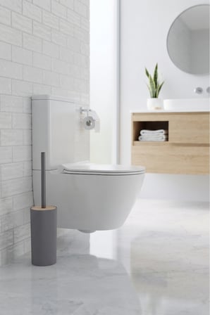 Liza Kapaklı WC Banyo Fırçası - Tuvalet Fırçası Wc Fırçası Klozet Fırçası
