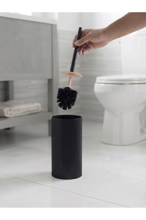 Liza Kapaklı WC Banyo Fırçası - Tuvalet Fırçası Wc Fırçası Klozet Fırçası