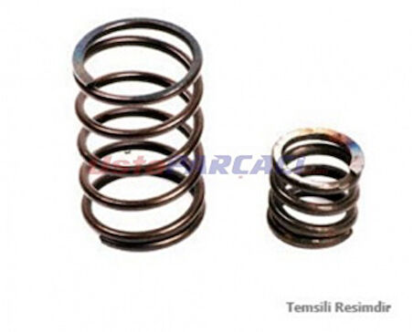 Renault Eski Arka Helezon Yayı R12 Toros Sw (sarı Kirmizi) - Gunsan 0872