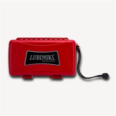Lubinski Seyahat Puro Kutusu Humidor Kırılmaz Plastik Kırmızı 5's LB-621