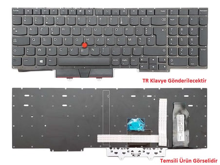 Lenovo ThinkPad E15 Gen3 Notebook Klavyesi, Laptop Tuş Takımı (Siyah TR) / KL0728V2