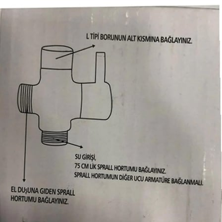 Meriva M88 Banyo Robot Duş Seti Yönlendirici Musluk Krom