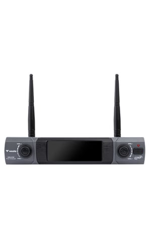 Westa WM-202HT Çift Telsiz Mikrofon Seti 1 El + 1 Yaka/Headset Kablosuz Mikrofon