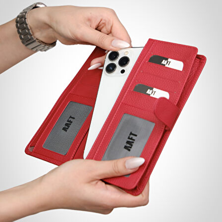 Twist 2323 Hakiki Deri Telefon Bölmeli Unisex Cüzdan