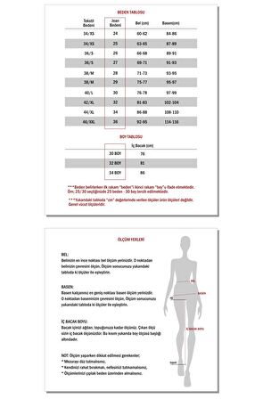 JUDY Siyah Yüksek Bel Dizi Kesikli Skinny Fit Jean Pantolon C 4521-012