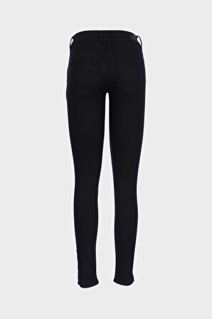 Judy Siyah Normal Bel Patı Fermuarlı Skinny Jean Pantolon C 4521-177