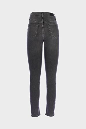 Judy Antrasit Yüksek Bel Patı Fermuarlı Skinny Fit Jean Pantolon C 4521-228
