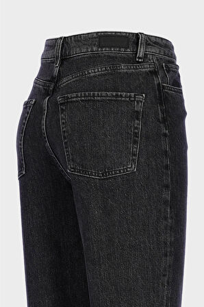 Ariana Antrasit Yüksek Bel Patı Fermuarlı Mom Jean Pantolon C 4525-184