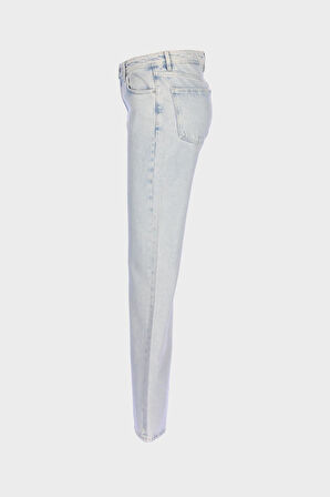Açık Mavi Normal Bel Relax Bootcut Fit Jean Pantolon C 4809-009