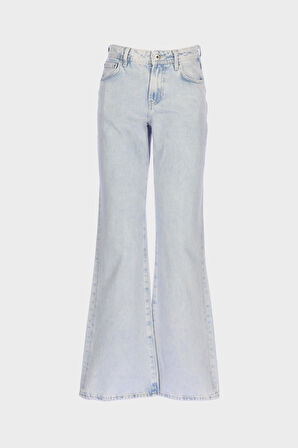 Açık Mavi Normal Bel Relax Bootcut Fit Jean Pantolon C 4809-009