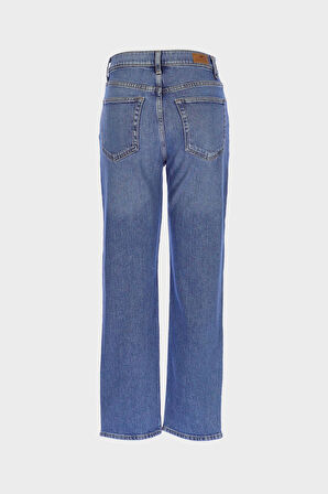 Sydney Orta Mavi Yüksek Bel Slim Fit Jean Pantolon C 4529-091