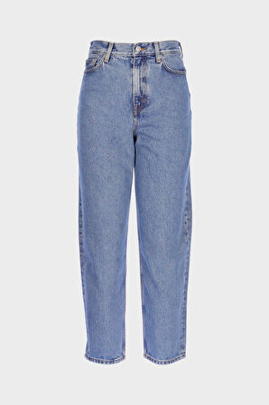 Ariana Açık Mavi Yüksek Bel Patı Fermuarlı Mom Jean Pantolon C 4525-189